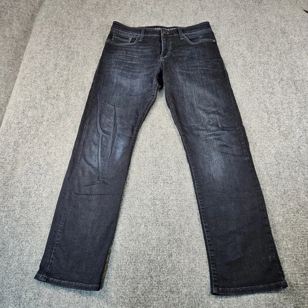 Mavi Jeans Mens 33x32 Dark Wash Straight Leg Denim Pants Indigo Blue 0033715171